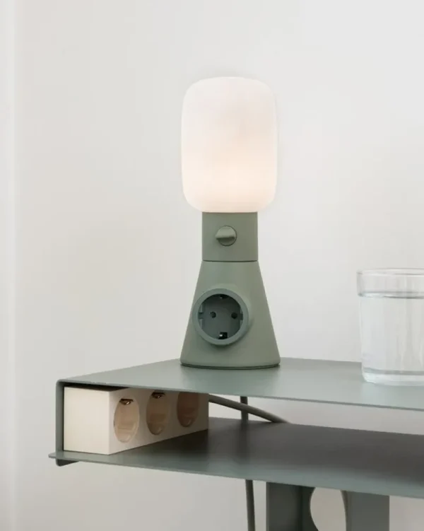 Foscarini Tischlampen-Pedestal Plug-in Leuchte, Mossy Green