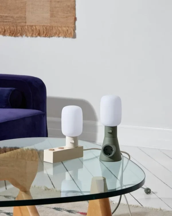 Foscarini Tischlampen-Pedestal Plug-in Leuchte, Mossy Green