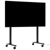 Kartell Aufbewahrungsmöbel-Pedestal Straight Rollin’ TV-Ständer, Charcoal