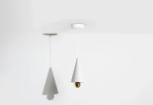 Foscarini Deckenleuchten-Petite Friture Cherry LED Pendelleuchte, klein, Weiß