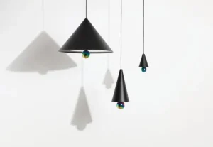 Le Klint Deckenleuchten-Petite Friture Cherry LED Pendelleuchte, klein, Schwarz