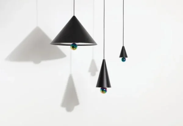 Le Klint Deckenleuchten-Petite Friture Cherry LED Pendelleuchte, klein, Schwarz