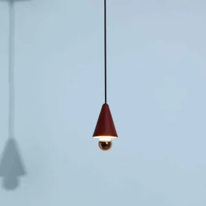 Tala Deckenleuchten-Petite Friture Cherry LED-Pendelleuchte, Mini XS, Braun/Rot