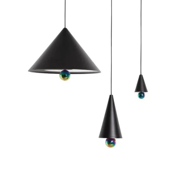 Le Klint Deckenleuchten-Petite Friture Cherry LED Pendelleuchte, klein, Schwarz