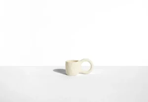 Petite Friture Geschirr^Donut Espressotasse, 2 Stück, Vanille
