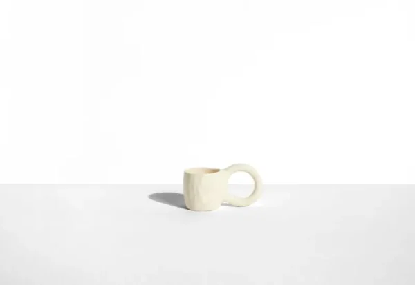 Petite Friture Geschirr^Donut Espressotasse, 2 Stück, Vanille