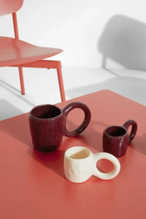 Petite Friture Geschirr^Donut Espressotasse, 2 Stück, Vanille
