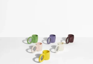 Petite Friture Geschirr^Donut Tasse, M, Zitronengelb