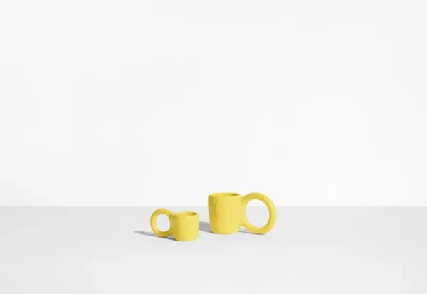 Petite Friture Geschirr^Donut Tasse, M, Zitronengelb