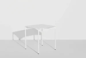 Petite Friture Terrassenmöbel | Tische^Fromme Esstisch, 70 x 70 cm, Weiß