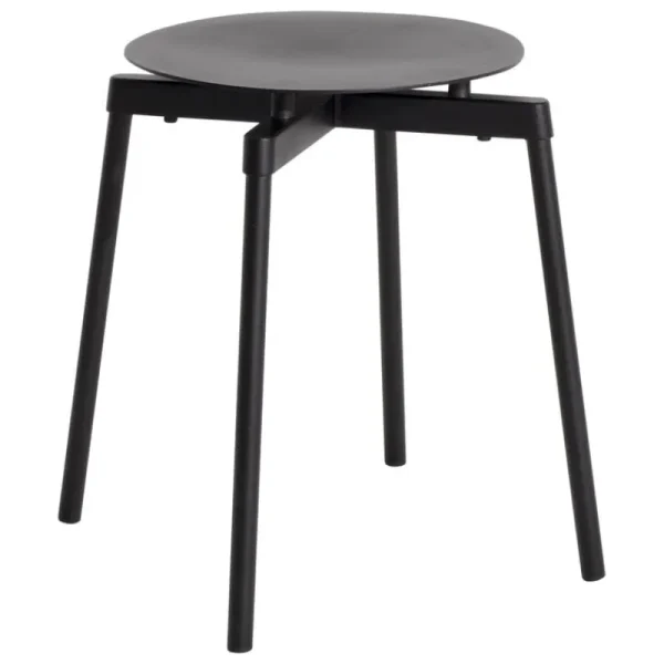 Petite Friture Terrassenmöbel | Sitzgelegenheiten^Fromme Hocker, Schwarz