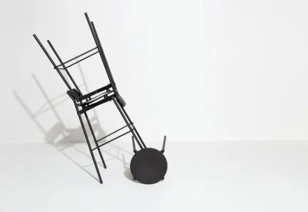 Petite Friture Terrassenmöbel | Sitzgelegenheiten^Fromme Hocker, Schwarz