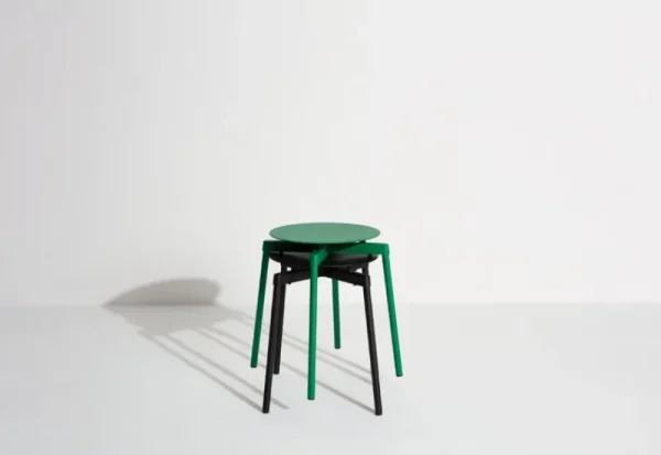 Petite Friture Terrassenmöbel | Sitzgelegenheiten^Fromme Hocker, Schwarz