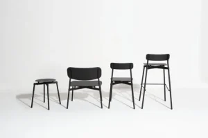 Petite Friture Terrassenmöbel | Sitzgelegenheiten^Fromme Hocker, Schwarz
