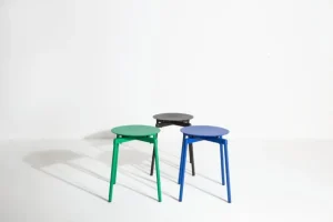 Petite Friture Terrassenmöbel | Sitzgelegenheiten^Fromme Hocker, Schwarz