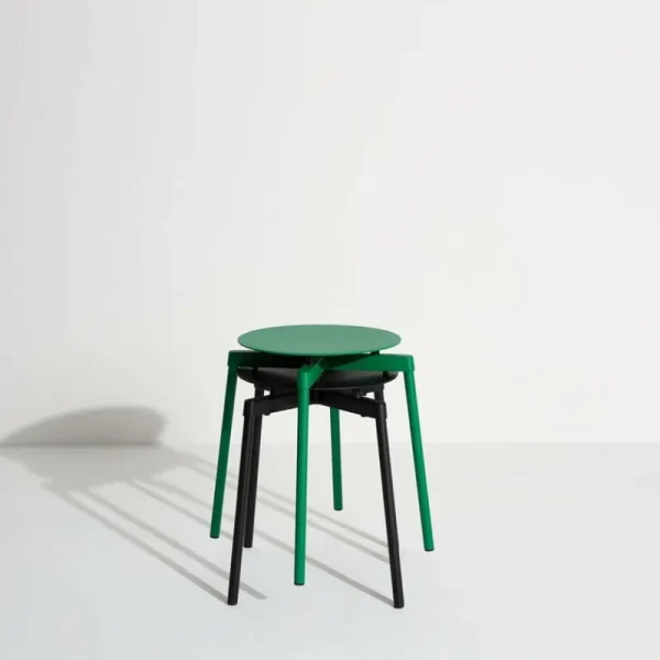 Petite Friture Terrassenmöbel | Sitzgelegenheiten^Fromme Hocker, Schwarz