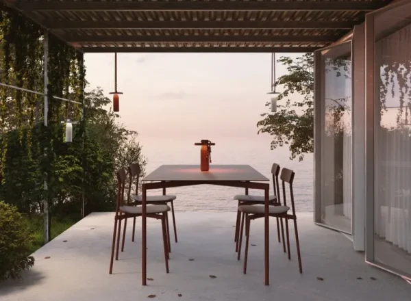 Petite Friture Terrassenmöbel | Sitzgelegenheiten^Fromme Stuhl, Rotbraun