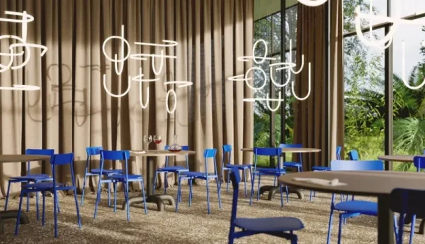Petite Friture Terrassenmöbel | Sitzgelegenheiten^Fromme Stuhl, Blau