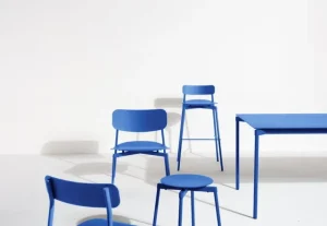 Petite Friture Terrassenmöbel | Sitzgelegenheiten^Fromme Stuhl, Blau