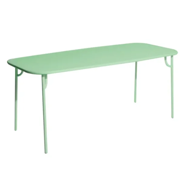 Petite Friture Terrassenmöbel | Tische^Week-End Tisch, 85 x 180 cm, Pastellgrün