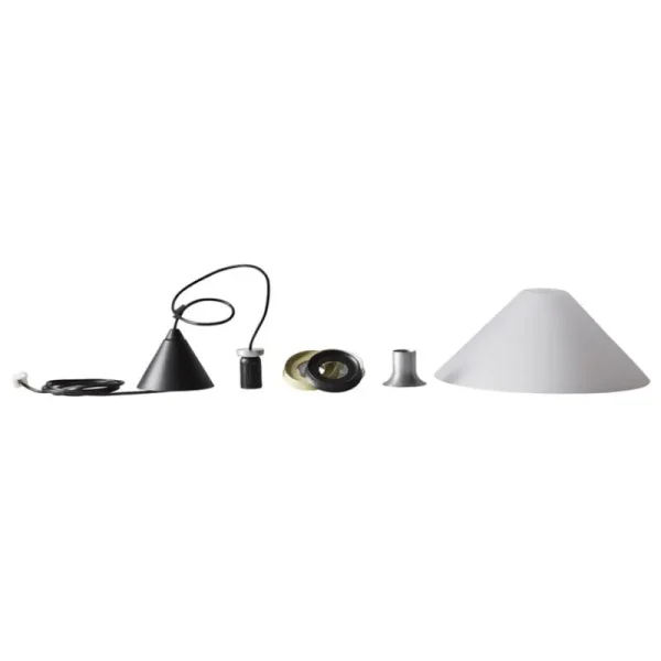 Muuto Deckenleuchten-Pholc Aline 40 Pendelleuchte, Schwarz