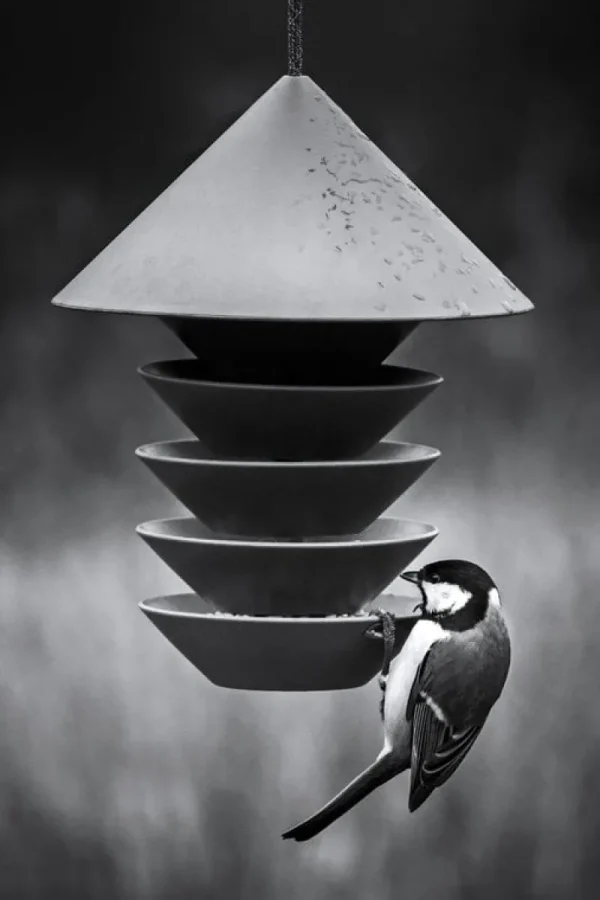 Pidu00e4t Vogelhäuser^Pidät Bird Silo Vogelfutterhaus, Terrakotta