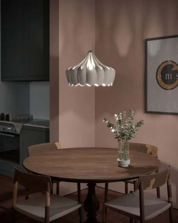 Tom Dixon Deckenleuchten-Pilke Lights Pendelleuchte Pioni, klein, Weiß