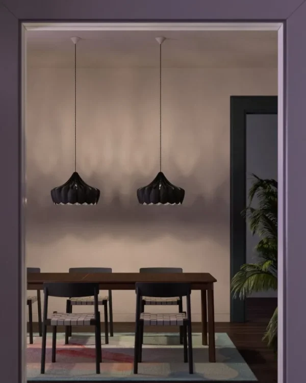 Pilke Lights Deckenleuchten-Pendelleuchte Pioni, klein, Schwarz