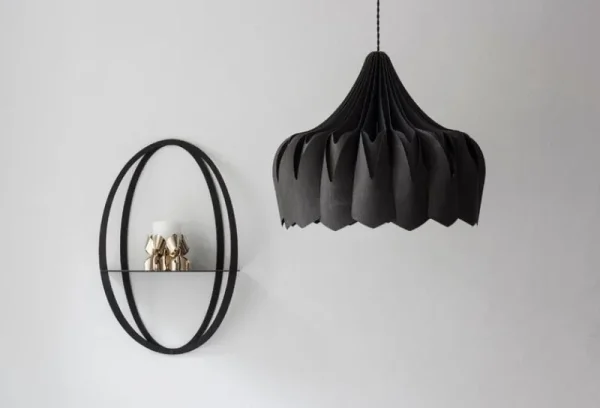 Louis Poulsen Deckenleuchten-Pilke Lights Pendelleuchte Pioni, groß, Schwarz