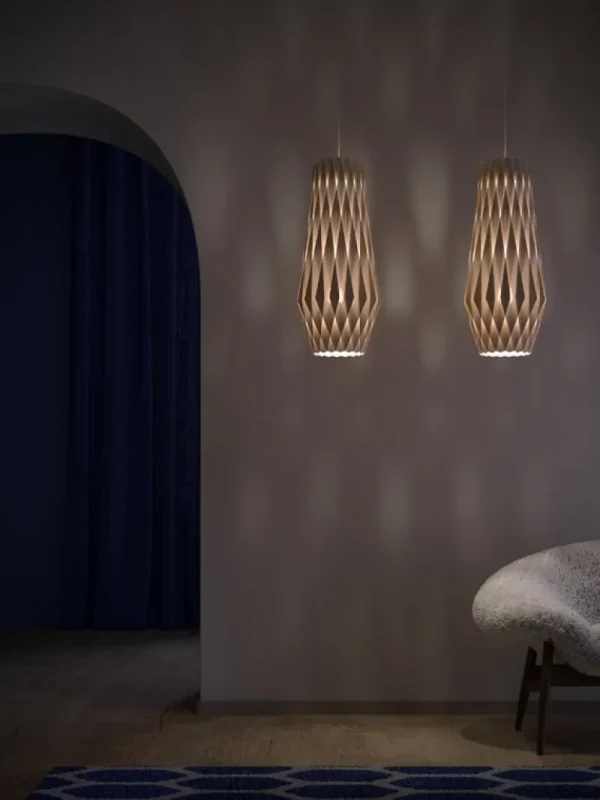 Muuto Deckenleuchten-Pilke Lights Pilke Signature 30/70 Pendelleuchte, Birke