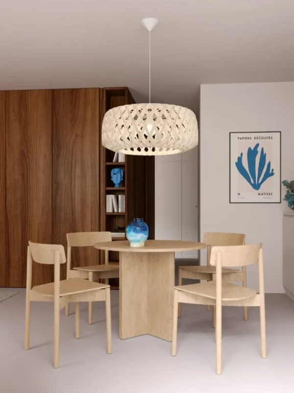Fritz Hansen Deckenleuchten-Pilke Lights Pilke Signature 80 Pendelleuchte, Birke
