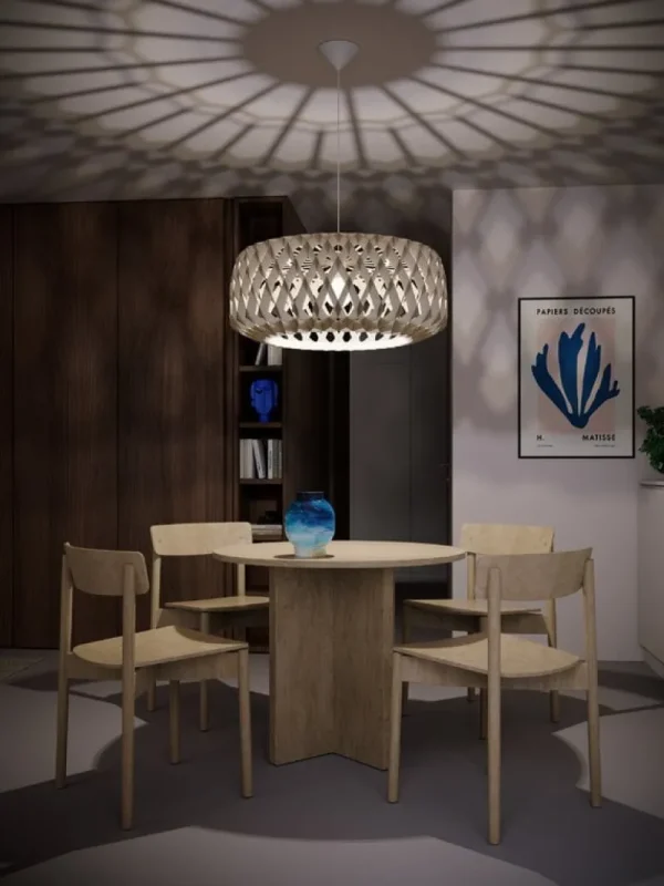 Fritz Hansen Deckenleuchten-Pilke Lights Pilke Signature 80 Pendelleuchte, Birke