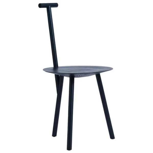 PLEASE WAIT to be SEATED Sitzgelegenheiten-Spade Stuhl, Marineblau