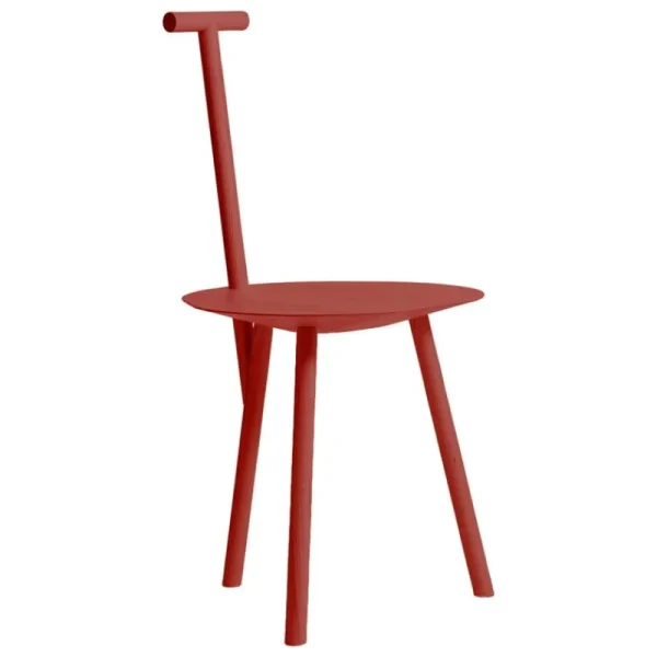 Fredericia Sitzgelegenheiten-PLEASE WAIT to be SEATED Spade Stuhl, Baskenrot