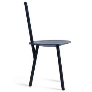 PLEASE WAIT to be SEATED Sitzgelegenheiten-Spade Stuhl, Marineblau