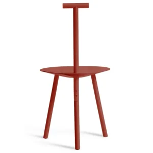 Fredericia Sitzgelegenheiten-PLEASE WAIT to be SEATED Spade Stuhl, Baskenrot