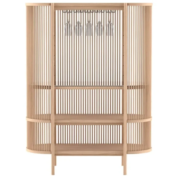 Lundia Aufbewahrungsmöbel-Poiat Bastone Barschrank, Eiche
