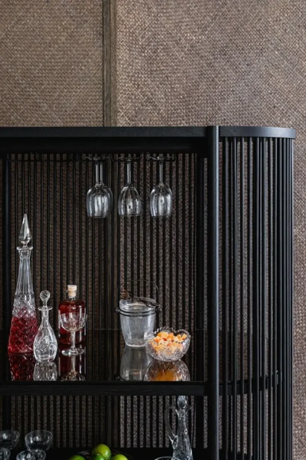 Lundia Aufbewahrungsmöbel-Poiat Bastone Barschrank, Eiche
