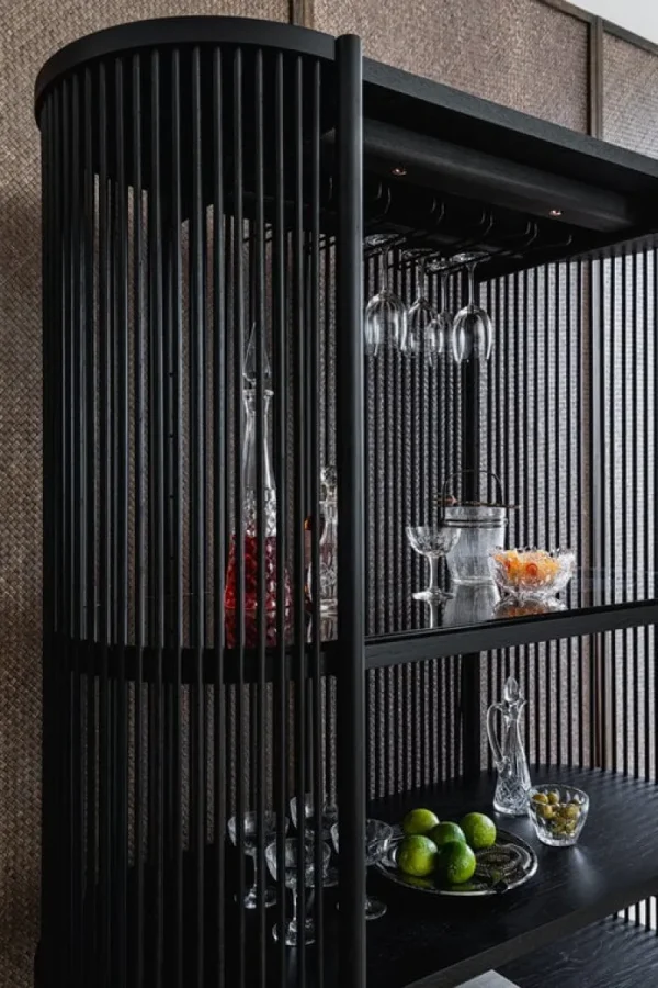 Lundia Aufbewahrungsmöbel-Poiat Bastone Barschrank, Eiche