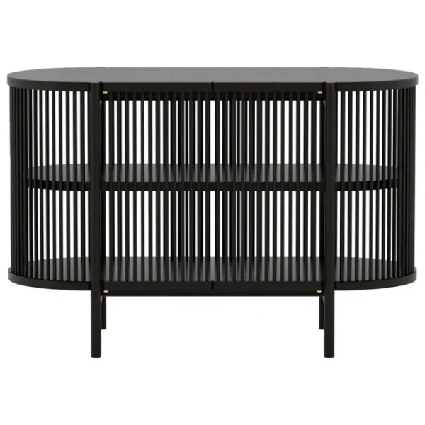 Poiat Aufbewahrungsmöbel-Petit Bastone Sideboard mit Türen, Schwarz
