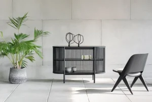 Poiat Aufbewahrungsmöbel-Petit Bastone Sideboard, Schwarz