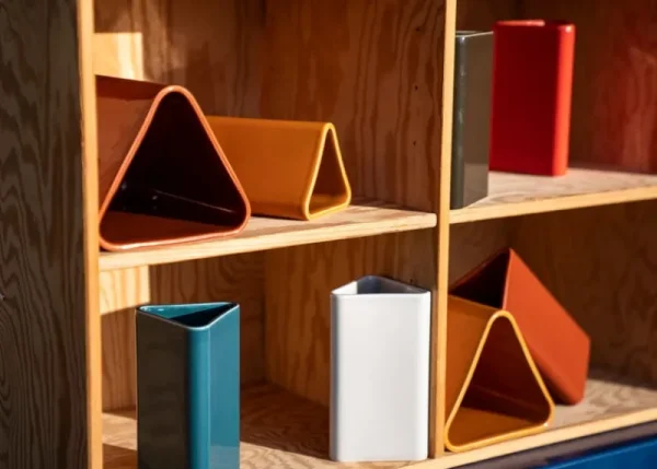 Muuto Vasen-Raawii Canvas Vase, klein, Betongrau