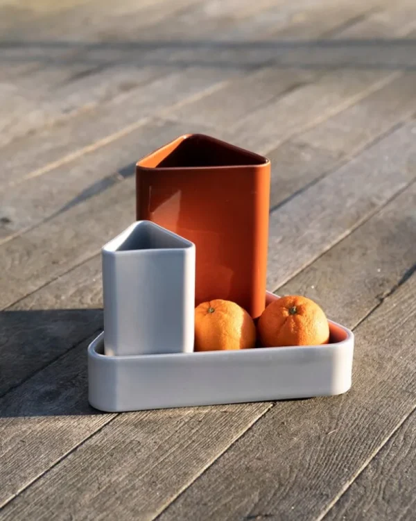 Muuto Vasen-Raawii Canvas Vase, klein, Betongrau