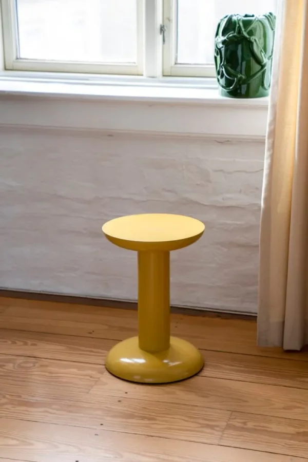 Audo Copenhagen Tische | Sitzgelegenheiten-Raawii Thing Hocker, Gelb