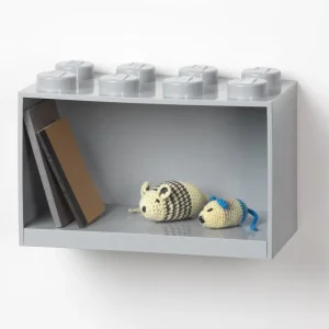 Kinder Room Copenhagen Kinderzimmereinrichtung | Aufbewahrungsbehälter^LEGO Bausteinregal 8, Grau