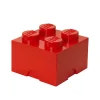 Room Copenhagen Aufbewahrungsbehälter^Lego Storage Brick 4, rot