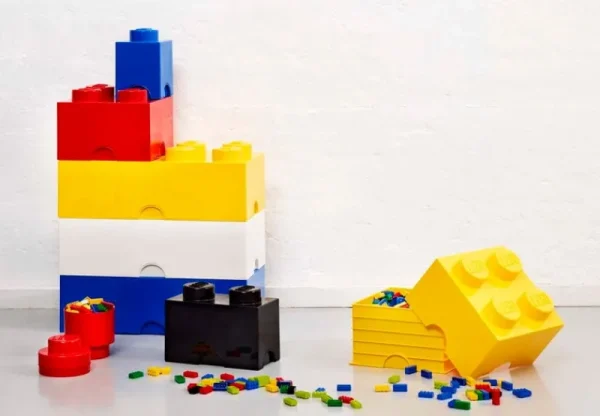 Room Copenhagen Aufbewahrungsbehälter^Lego Storage Brick 4, rot