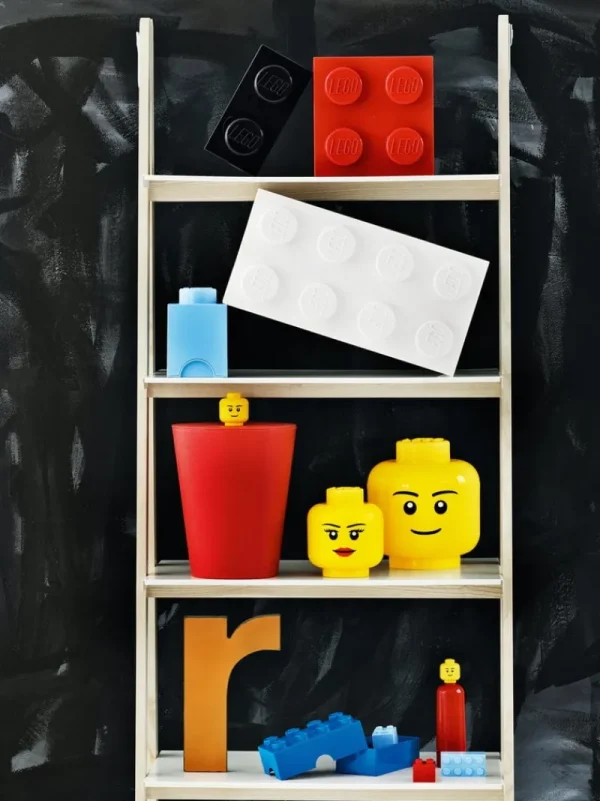 Room Copenhagen Aufbewahrungsbehälter^Lego Storage Brick 4, rot