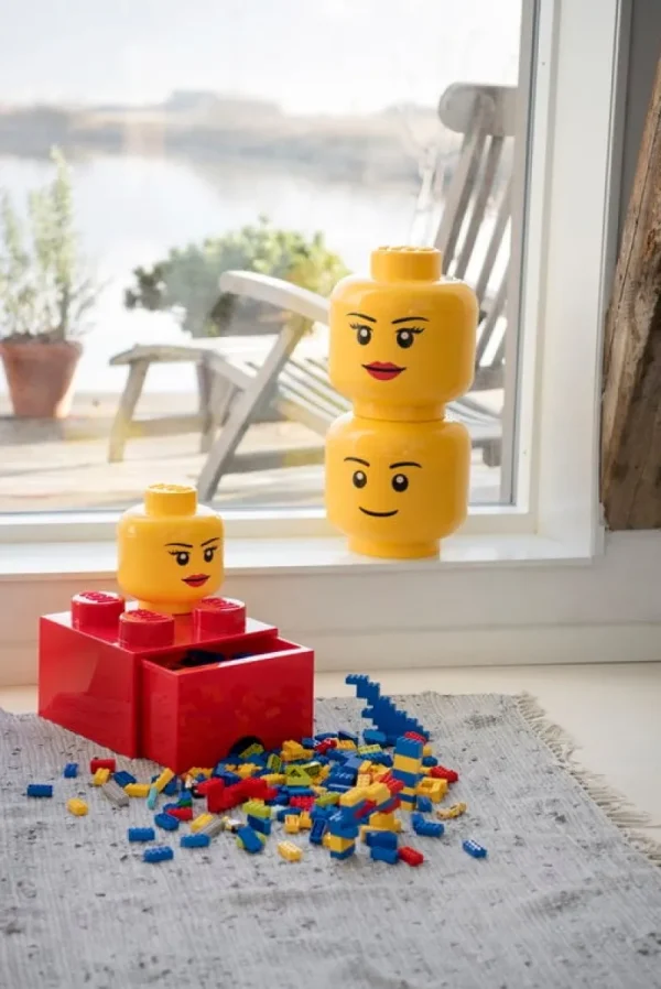 Room Copenhagen Aufbewahrungsbehälter^Lego Storage Head Behälter, S, Girl