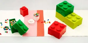 Room Copenhagen Aufbewahrungsbehälter^Lego Storage Brick 4, rot